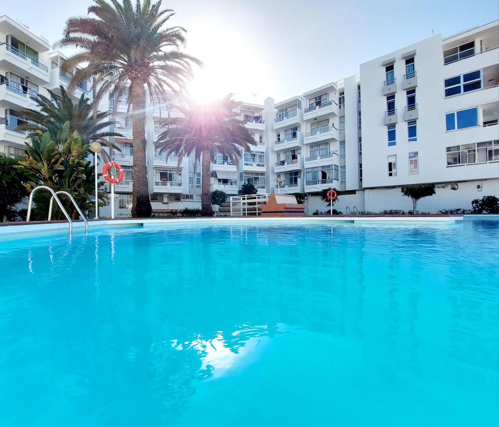 Apartamento Centrico Con Playa Y Piscina Playa del Inglés Zewnętrze zdjęcie